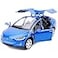 gidoyi Toy Car Model x Pull Back Car Toys Alloy Vehicles with Lights and Sound 132 Scale Model Car Blue