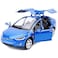 gidoyi Toy Car Model x Pull Back Car Toys Alloy Vehicles with Lights and Sound 132 Scale Model Car Blue
