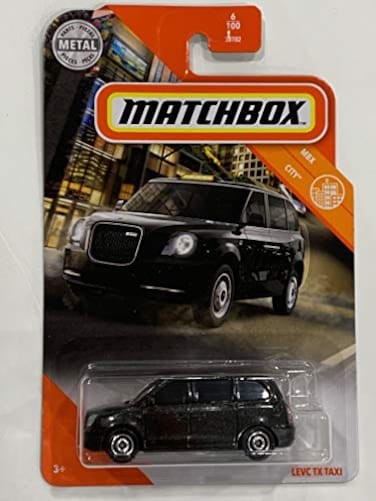Matchbox 2020 MBX City 6100 LEVCTX Taxi Black
