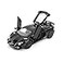 iLooboo Alloy Collectible Black Aventador Toy Car Model Pull Back DieCast Vehicle with Lights and Sound