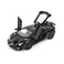 iLooboo Alloy Collectible Black Aventador Toy Car Model Pull Back DieCast Vehicle with Lights and Sound