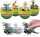 Cherislpy 4 Pack Jumbo Dinosour Eggs with Dinosaur Pull Back Cars Dinos Vehicles Toys Inside for Kids Boys Girls Easter Basket Stuffers Party Favors Easter Egg Hunt
