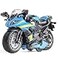 MING YING 66 Toy Motorcycle Pull Back Toy Car with Sound and Light ToyToy Motorcycles for BoysToys for 39 Year Old Boys Blue