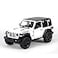 KiNSMART Jeep Wrangler Rubicon Off Road 4x4 5 inch 134 Scale Die Cast Model Replica Toy Car White Hardtop