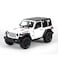 KiNSMART Jeep Wrangler Rubicon Off Road 4x4 5 inch 134 Scale Die Cast Model Replica Toy Car White Hardtop