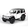 KiNSMART Jeep Wrangler Rubicon Off Road 4x4 5 inch 134 Scale Die Cast Model Replica Toy Car White Hardtop