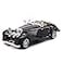 PUXU 128 Scale Pullback Diecast Metal Antique Classic Model Cars Collectible Toy Gifts BlackLength 65in168cm