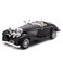PUXU 128 Scale Pullback Diecast Metal Antique Classic Model Cars Collectible Toy Gifts BlackLength 65in168cm