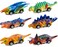 FFTROC Dinosaur Toys for Kids 35 Pull Back Cars 6 Pack Monster Trucks Toys for 35 Year Old Boys