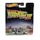 Hot Wheels Time Machine Railroad Version Brushed Metal Back to the Future Part III 1990 Movie Diecast Model Car by