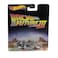 Hot Wheels Time Machine Railroad Version Brushed Metal Back to the Future Part III 1990 Movie Diecast Model Car by