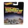 Hot Wheels Time Machine Railroad Version Brushed Metal Back to the Future Part III 1990 Movie Diecast Model Car by