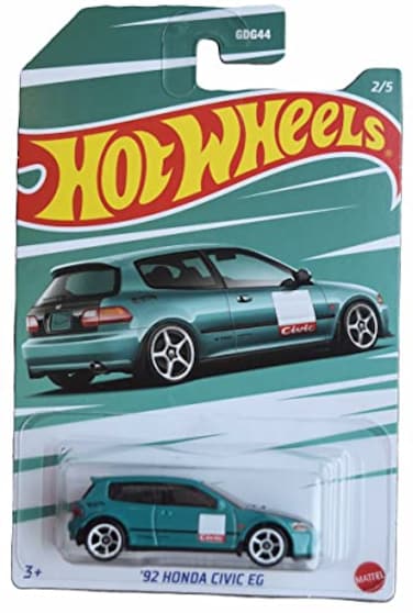 Mattel Hot Wheels 92 Honda Civic EG