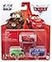Disney Cars Mini Racers 3 Pack On the Road Lightning McQueen Chick Hicks and Fabulous Hudson Hornet