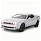 BDTCTK 132 Dodge Challenger Hellcat Model Car Zinc Alloy Pull Back Toy car with Sound and Light for Kids Boy Girl GiftGray
