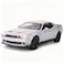 BDTCTK 132 Dodge Challenger Hellcat Model Car Zinc Alloy Pull Back Toy car with Sound and Light for Kids Boy Girl GiftGray