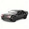 BDTCTK 132 Dodge Challenger Hellcat Model Car Zinc Alloy Pull Back Toy car with Sound and Light for Kids Boy Girl GiftBlack