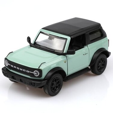 TOKAXI 136 Scale Ford Bronco Diecast Car ModelsPull Back Vehicles Bronco Toy CarsCars Gifts for Boys Girls Shelter Green