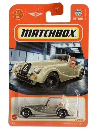 Matchbox Morgan Plus Four Gold 66100 DieCast Car