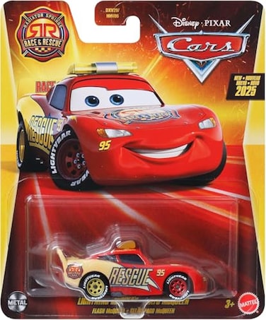 Disney Cars 2025 Mattel 155 Scale Diecast Radiator Springs Race Rescue Lightning McQueen