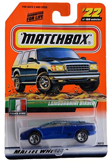 Matchbox Lamborghini Diablo 22 Blue