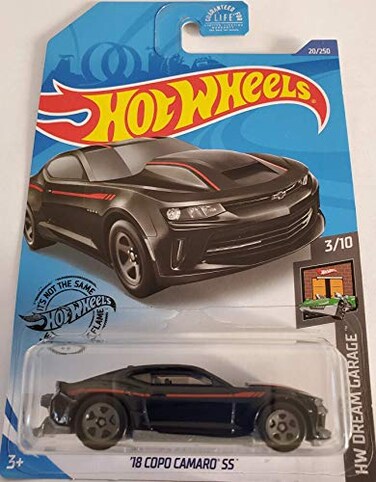 Mattel Hot Wheels 2020 Hw Dream Garage 18 Copo Camaro SS Black 20250