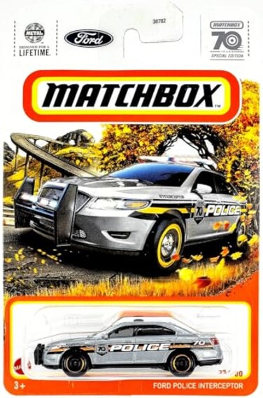 Matchbox Ford Police Interceptor 70 Years Special Edition 23100