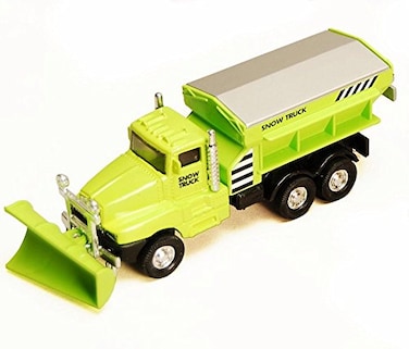 Playmaker Toys Show Plow Truck 6 Die Cast Metal Model Toy Truck wPullback Action Green
