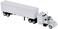 NewRay Kenworth W900 Plain White Unmarked 143 15843