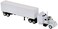NewRay Kenworth W900 Plain White Unmarked 143 15843