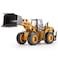 duturpo 140 Scale Diecast Four Wheel Loader Truck Toy Metal Construction Equipment Bulldozer Models for Kids