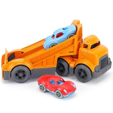 Green Toys Racing Truck w 2 Racers