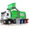 OANMYJJO Garbage Truck Toys for Kids Metal Diecast Toy Car Pull Back Toy Car with Lights and SoundsRecycling Truck Toy with Trash Cans and BinsGarbage Trucks for Kids Boys Girls Age 3