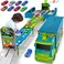 Diuerma Carrier Truck Race Track Toddler Toys Foldable 3 Layer Toddler Track Playset Dinosaur Toy Truck Transport Car Carrier 8 Race Cars Truck Car Kids Toy Gifts for Age 3 4 5 6 Year Old Boys Girls