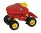 Aeromax DinoFaur Pull Back Dinosaur Truck Red with Yellow Accent PBDBB