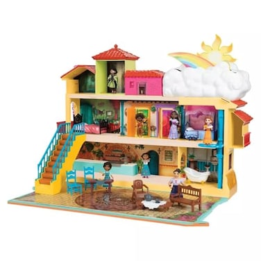 Disney Encanto Magical Madrigal House Playset with Mirabel Doll 14 Accessories Features Lights Sounds Music