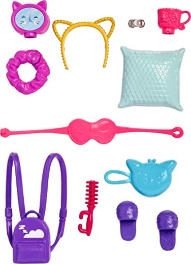 Barbie Accessory Pack 11 SleepoverThemed Storytelling Pieces for Slumber Party