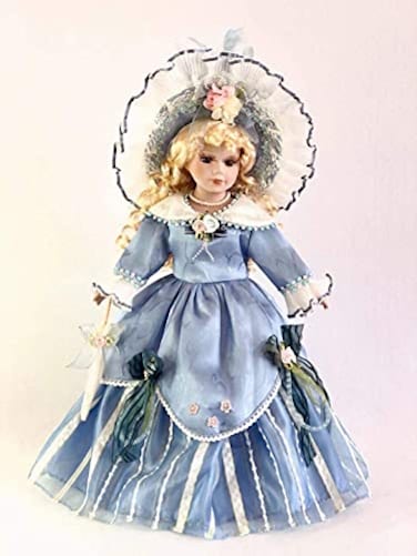 J Misa Jmisa 16 Porcelain Victoria Doll with Stand