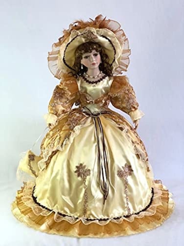 J Misa Jmisa 26 inch Umbrella Porcelain Dolls Victoria Style2657D