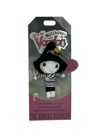 Watchover Voodoo 3Inch Stress Reducer Keychain Handcrafted Gift to Bring Good Luck and Positivity Everywhere You Go