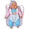 Dolls To 13in Soft Baby Doll with Take Along Pink Backpack Carrier Briefcase Pocket Fits Accessories and Clothing