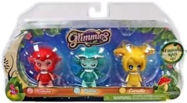 GLIMMIES Just Play Glimmies Collector Pack Rubina Pluma Cornelie