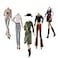 Lance Home Doll Clothes 5 Outfits Autumn Dresses Windbreaker Hat for 115 Inch Dolls Accessories Random Style