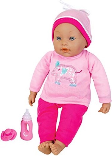 Lissi 16 Interactive Baby Doll with Accessories 16 inches Pink