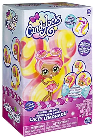 Candylocks 7Inch Lacey Lemonade Sugar Style Deluxe Scented Collectible Doll with Accessories