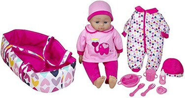 Lissi 16 Talking Baby Doll with Accessories