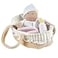 Tikiri Toys Bonikka Grace Baby Soft Doll with Carry Cot and Blanket