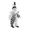 DYNWAVE 9inch Clown Doll can Sitting Standing Hand Painted Harlequin Doll Display DecorationValentin Gift