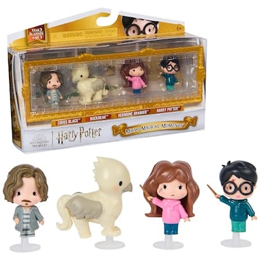 Wizarding World Harry Potter Micro Magical Moments Prisoner of Azkaban Rescue Set with 4 Mini Figures Display Case Kids Toys for Ages 6 and up