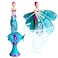 Sky Dancers Turquoise Twinkle The Original Flying Doll Toy Pull String Powered Use Indoors or Outdoors No Batteries Required Gift for Kids 6